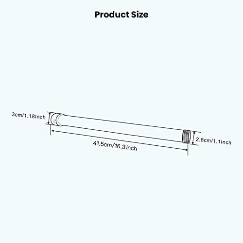 gotonovo G34 Shower Extension Tube 16 Inch 1