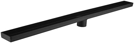 Modern 36 Inch Linear Shower Drain with Removable Cover and Hair Strainer
