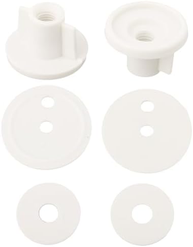 2Pcs Heavy Duty Gold Toilet Hinges Set