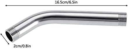 Stainless Steel Wall Mounted Shower Extension Pipe with 2 Thread