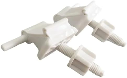 2 Pack Toilet Seat Hinges Replacement with Bolts 1