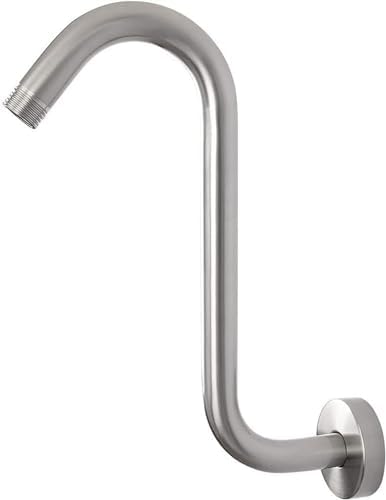 S Shaped Shower Head Riser with Flange and 12 Connection