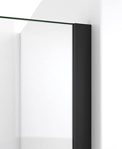 DreamLine Linea 34x72 Frameless Shower Screen Satin Black