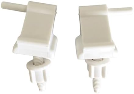 2 Pack Toilet Seat Hinges Replacement with Bolts 1