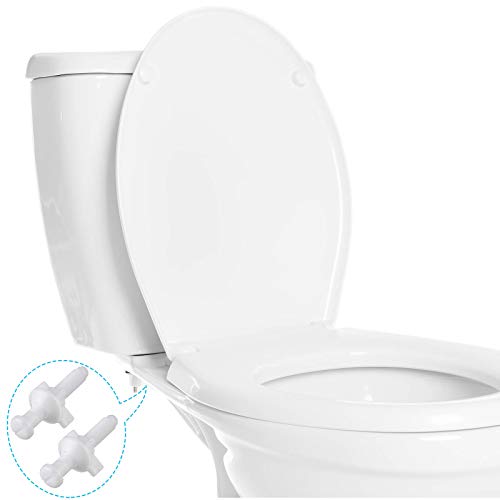 Jetec 16-Piece Toilet Seat Screws Replacement Kit - White