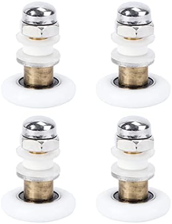 Hemobllo Shower Door Rollers Replacement 4 Pcs