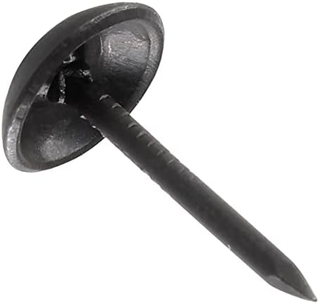 Piutouyar 200 Pcs Black Upholstery Tacks 7x13mm