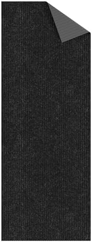 Ottomanson 27 x 910 Black Hallway Runner