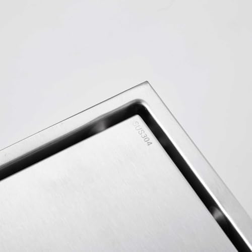Heemab 6 Inch Square Shower Floor Drain