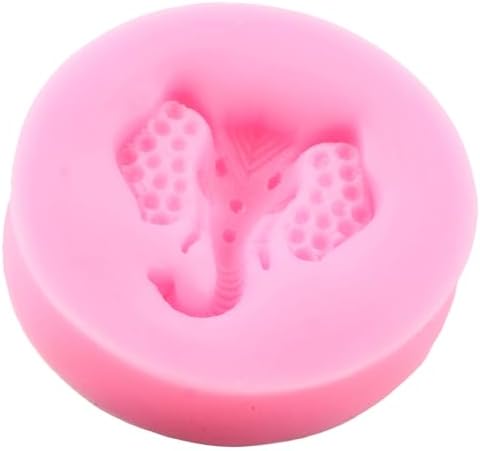 Elephant Head Silicone Fondant Mold for Cake Decoration
