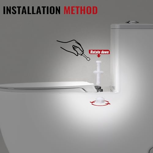 PuritySage Traditional Toilet Seat Bolts 2-Pack 1