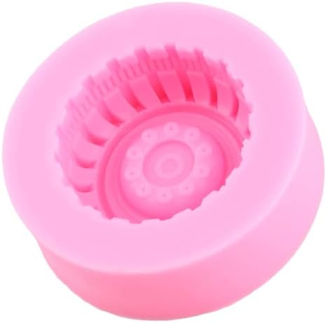 3D Tire Silicone Fondant Mold for Cake Decoration