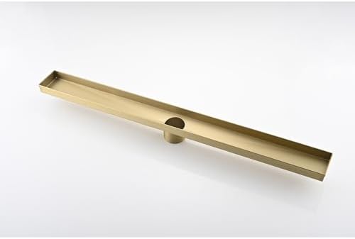 Neolun 30-Inch Linear Shower Drain with Hair Strainer and Leveling Feet