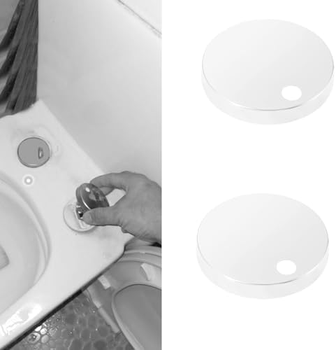 LT Easiyl 4 pcs Toilet Seat Hinge Covers 60mm Stainless Steel Set