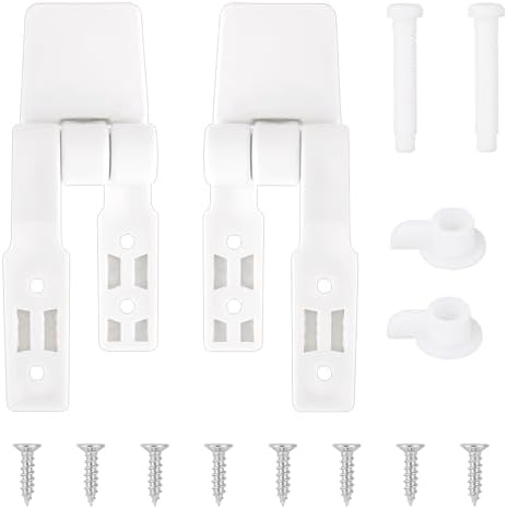 Hariendny 2 Pack Toilet Seat Hinge Replacement Kit