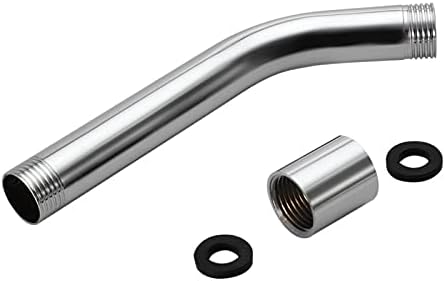 Stainless Steel Wall Mounted Shower Extension Pipe with 2 Thread