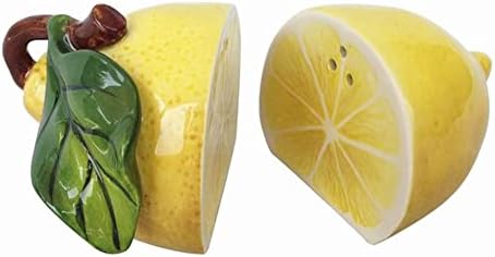 Blue Sky Ceramic Lemon Salt and Pepper Set 1