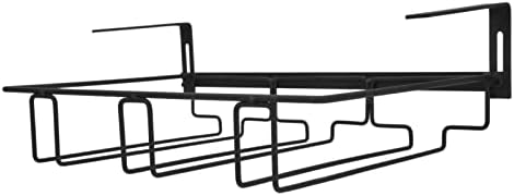 HURRISE Space-Saving Wine Glass Holder with 3 Rails