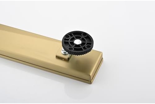 Neolun 30-Inch Linear Shower Drain with Hair Strainer and Leveling Feet