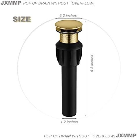 Brushed Gold Vessel Sink Faucet Single Handle