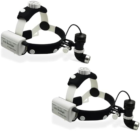 OTICA 10 Watt LED Headlight Pack of 2 for Surgery and Dentistry