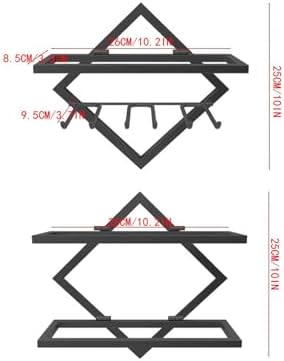 DYPA-AF12 Space-Saving Wine Glass Holder Wall Mount