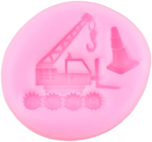 MIYAHOUSE Construction Vehicle Fondant Molds Set Of 6