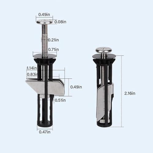 ANGINORLD Universal Toilet Seat Bolt Kit