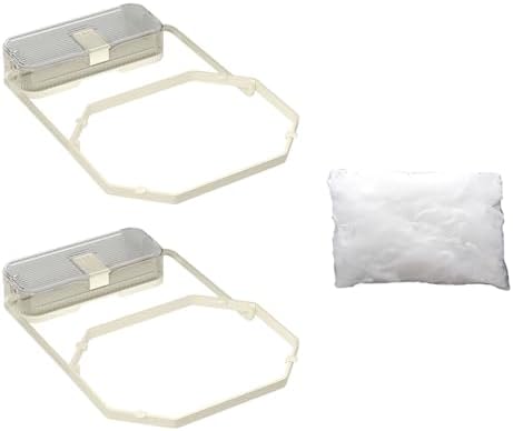 Cuzykitchen Sink Drainer with Suction Cup and Net 2 Pack