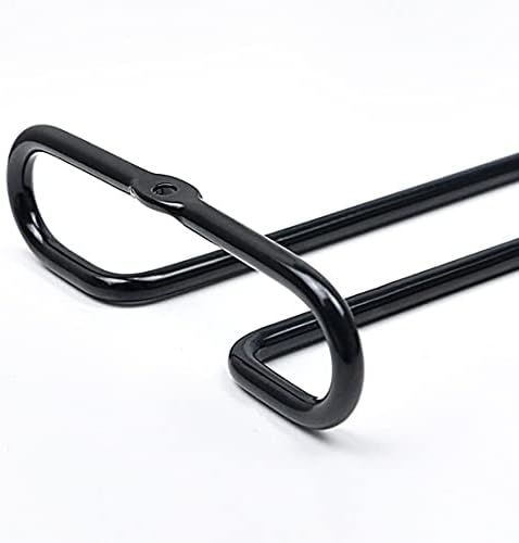 GeLive 10 Inch Under Cabinet Wine Glass Rack Set of 2 Black 1