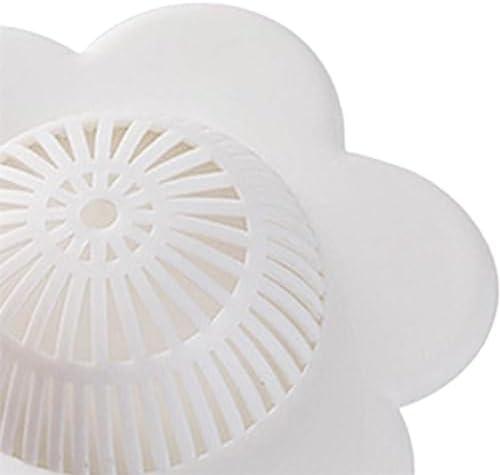 WELANGBN Hair Catcher Shower Drain Cover with Suction Cups White