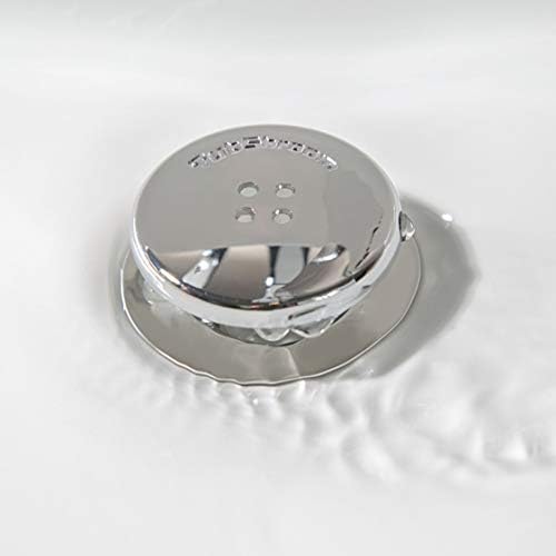 TubShroom Drain Protector - 2 Pack Chrome 15 - 175 Fit