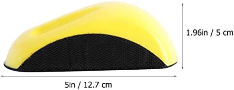 Baluue 2PCS Yellow Sanding Backing Pad with Hook and Loop