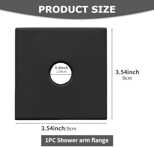 Pilarmuture 35inch Stainless Steel Shower Arm Flange