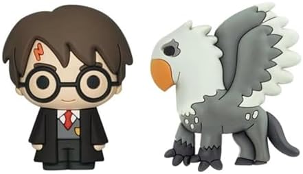 Harry Potter 2 Piece Chibi 3D Foam Magnet Set - Harry Buckbeak