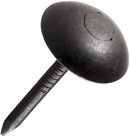 Piutouyar 200 Pcs Black Upholstery Tacks 7x13mm