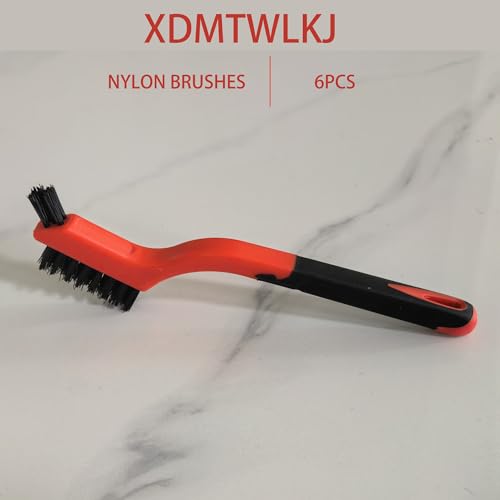 6-Pack Nylon Cleaning Brushes for Delicate Surfaces and Daily Use 1
