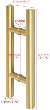 Alise 16 Inch Gold Shower Door Handle LS7040Y-G