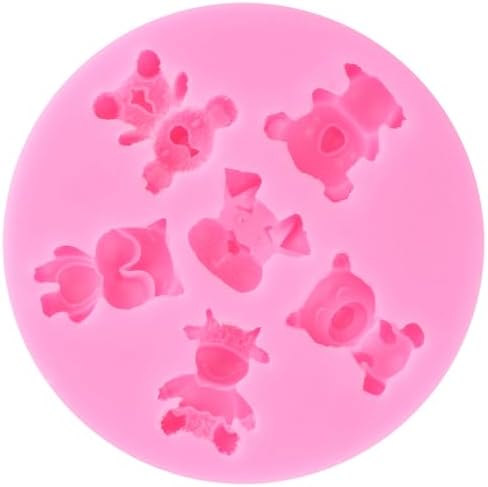 Zoo Animals Silicone Fondant Mold for Cake Decor