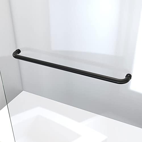 DreamLine Linea 34x72 Frameless Shower Screen Satin Black