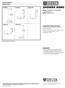 Delta Faucet U4999-RB Shower Arm Flange