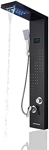 TECKI LED Light Shower Panel With Massager Jets and Body System