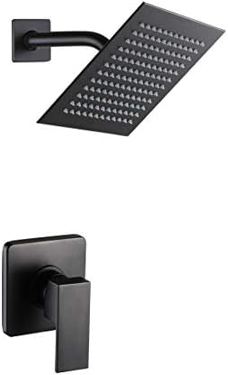 POP SANITARYWARE Matte Black Shower Faucet Set 1