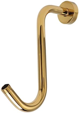 Gold 304 Stainless Steel S-Shaped Shower Arm