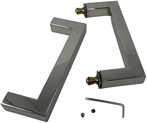 Stainless Steel Shower Door Handle with Installation Kit Chrome 8inch
