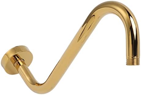 Gold 304 Stainless Steel S-Shaped Shower Arm