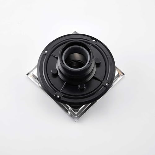 Heemab 6 Inch Square Shower Floor Drain