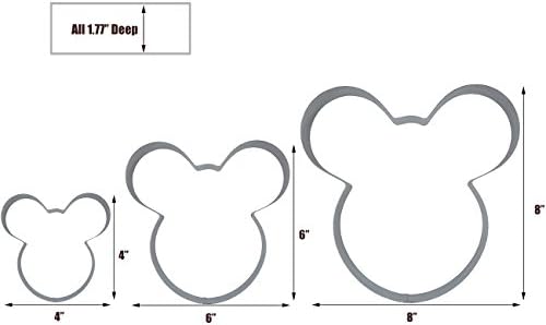 Funwhale 3 Tier Mouse Baking Pans Set