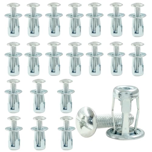 20 Pcs M6 Hollow Wall Anchors for DIY and Heavy Use
