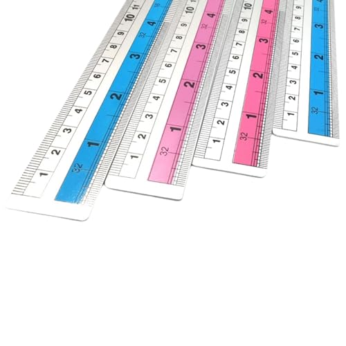 RGYBAO Metal Straight Edge Ruler - Double Side Metric